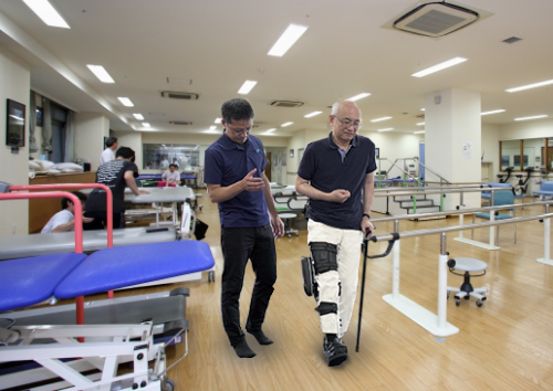 Orthobot実機を使用している写真