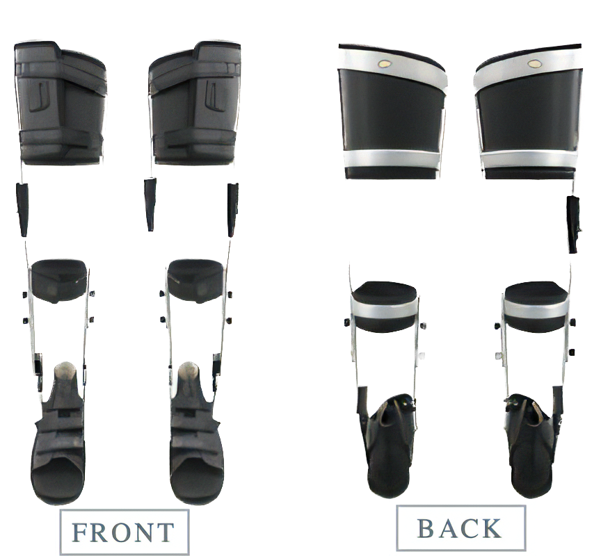 Orthobot専用KAFO OT-1001Kの前後の写真